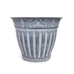 Maceta plástico labrada 25 cm diám x 20 cm s/plato - Imagen 5