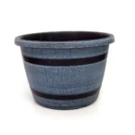 Maceta plástico barril  25 cm diám x 17 cm s/plato