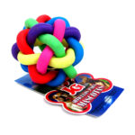 Juguete p/mascota JyG pelota c/ sonajero 6 x 6 cm - Packing: Bolsa x 12 unid.