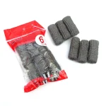 Esponja rollo aluminio x 6 unidades 7 x 3 cm