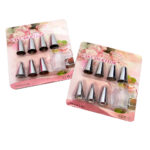 Set de picos metálicos para repostería + acople 8 pcs | Decoración de pasteles - Imagen 2