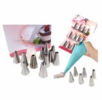Picos metal para repostería + acople 12 pcs