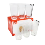 Juego vaso vidrio 300 ml x 6 unid. 12,8x7,3cm en caja - Imagen 3