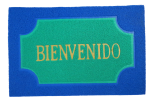 Felpudo Bienvenido fibra 58x38cm - Imagen 3