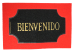 Felpudo Bienvenido fibra 58x38cm - Imagen 4