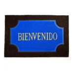 Felpudo Bienvenido fibra 58x38cm