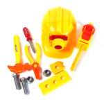 Set Herramientas de trabajo + casco en red 11pcs 24 cm x 14 cm