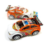 Auto a fricción policía en bolsa, plástico, 16 cm largo x 7 cm alto x 9 cm ancho - Imagen 2