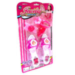 Blister "Jewelry Beauti Girl", Zuecos (18x7cm) + accesorios, 3 pcs. - Imagen 3