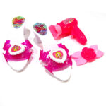 Blister "Jewelry Beauti Girl", Zuecos (18x7cm) + accesorios, 3 pcs. - Imagen 4