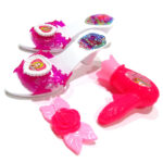 Blister "Jewelry Beauti Girl", Zuecos (18x7cm) + accesorios, 3 pcs. - Imagen 5