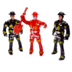 Blister Bomberos + 3 muñecos Rescue (13 x 3cm) - Imagen 2