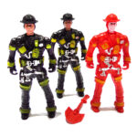 Blister Bomberos + 3 muñecos Rescue (13 x 3cm) - Imagen 5