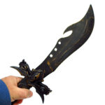 Blister espada Pirata "Warrior" plástico; 49 (l) x 15 (a) cm