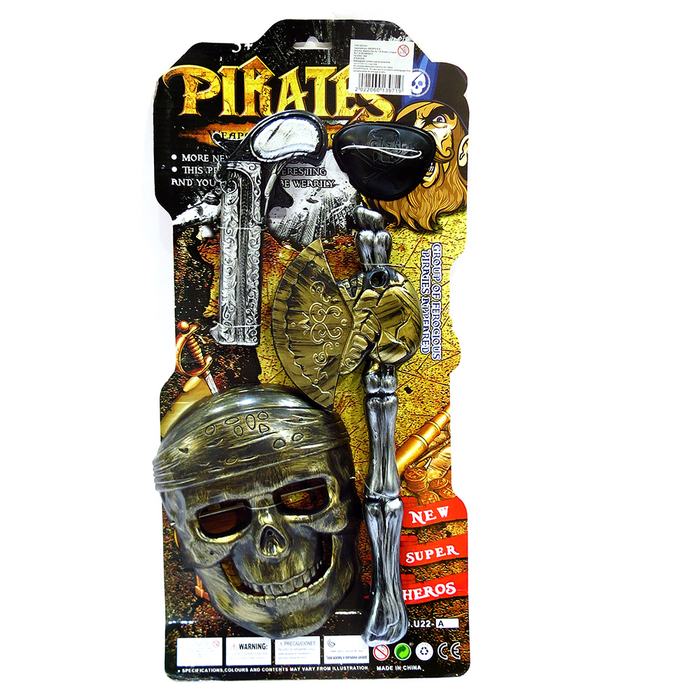 GRJ746-2.jpg Blister espada Pirata "Warrior" plástico; 49 (l) x 15 (a) cm - Imagen 1