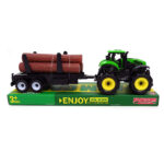 Tractor y zorra c/troncos a fricción en burbuja 27 x 8 x 7,5 cm - Imagen 2