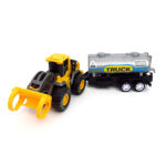 Tractor forestal c/cisterna combustible a fricción en bolsa 23 x 7 x 5,5 cm