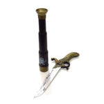 Blister Pirata pistola daga (29 x 9,5 cm) + catalejo (25 x 4 cms) - Imagen 5