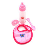 Blister Bebé mamadera, babero, chupete, cuchara 4 pcs - Imagen 3