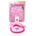 Blister Bebé mamadera, babero, chupete, cuchara 4 pcs - Imagen 4