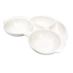 Copetinero loza 4 divisiones 27 x 20 x 3,5 cm alto 681 g - Imagen 4