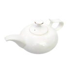 Tetera loza c/asa 500 ml 13,5 cm diám x 7 cm alto 357 g