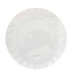 Plato loza llano 26,5 cm diám x 2 cm alto 616 g