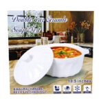 Olla loza c/ tapa y asa 1500 ml c/caja regalo 21 cm diám x 10 cm alto - Imagen 3