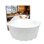 Olla loza c/ tapa y asa 2500 ml c/caja regalo 24,5 cm diám x 11 cm alto - Imagen 2