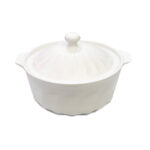 Olla loza c/ tapa y asa 2500 ml c/caja regalo 24,5 cm diám x 11 cm alto - Imagen 3