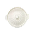 Olla loza c/ tapa y asa 2500 ml c/caja regalo 24,5 cm diám x 11 cm alto - Imagen 4