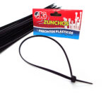 Zunchos J&G negros plástico, 3,0 mm x 300 mm, bolsa 100 pcs - Imagen 4