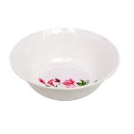 Bols melamina redondo flores estampadas 18x7cm
