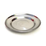Plato acero inoxidable hondo 24 cm diám x 3cm alto