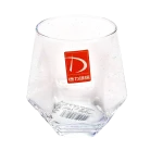 Juego vaso vidrio 350ml base hexagonal x 6 unid en caja regalo 9,5x7cm - Imagen 4