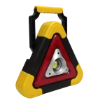 Triangulo baliza auto emergencia, linterna recargable solar usb 19x17cm - Imagen 5