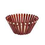 Panera bambú redonda 20cm diám x 9,5 cm alto - Imagen 3