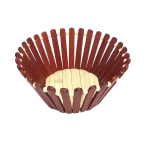 Panera bambú redonda 20cm diám x 9,5 cm alto - Imagen 4