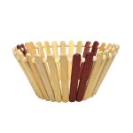 Panera bambú redonda 20cm diám x 9,5 cm alto - Imagen 5