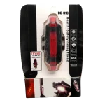 Luz trasera para bicicleta recargable USB 7x2,5cm - Imagen 2