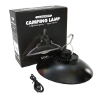 Foco Led colgante recargable plástico 18cm diám c/gancho y cable USB - Imagen 5