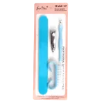 Set manicura 4 pcs lima (18x2cm) corta uña cepillo y limpia cutícula