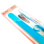 Set manicura 4 pcs lima (18x2cm) corta uña cepillo y limpia cutícula - Imagen 3