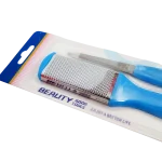 Set 2 limas para pies mango plástico 18x3cm y 15x1,5cm - Imagen 2