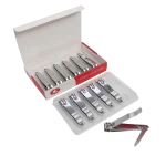 Corta uñas acero inoxidable 7,5 cm largo x 12 unidades en caja