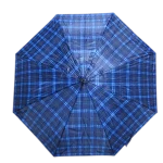 Paraguas diseño cuadros x 8 varillas 100 cm diám x 95 cm largo