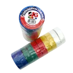 Cinta aisladora varios colores J&G x 10 mts 19x0,18mm