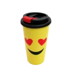 Vasorbito plástico 600ml diseño caritas 16x9cm - Imagen 5