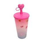 Vasorbito plástico y figura de silicona 600ml 16x9cm