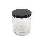 Frasco vidrio tapa metal 500ml 10,5x8,5cm - Imagen 2